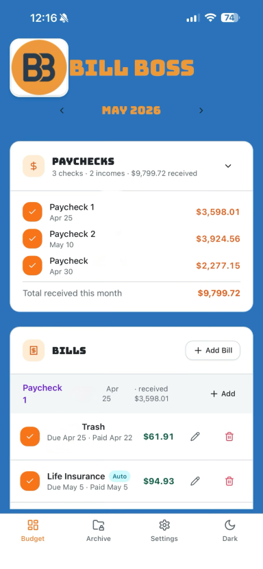 Paychecks